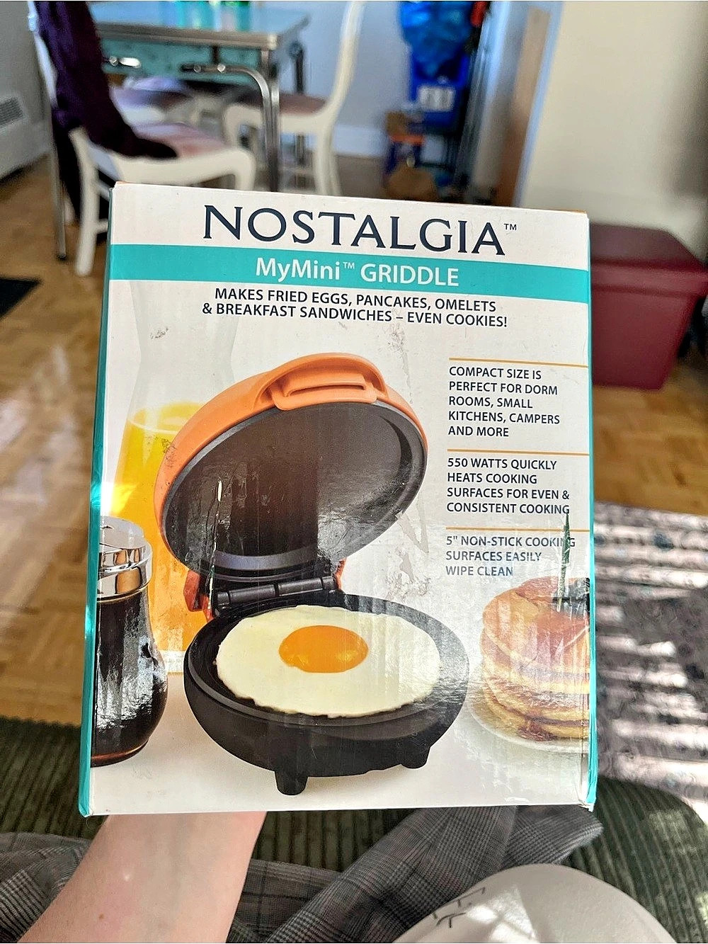 Nostalgia MyMini Griddle Electric Black & Orange 🍳🖤🧡
